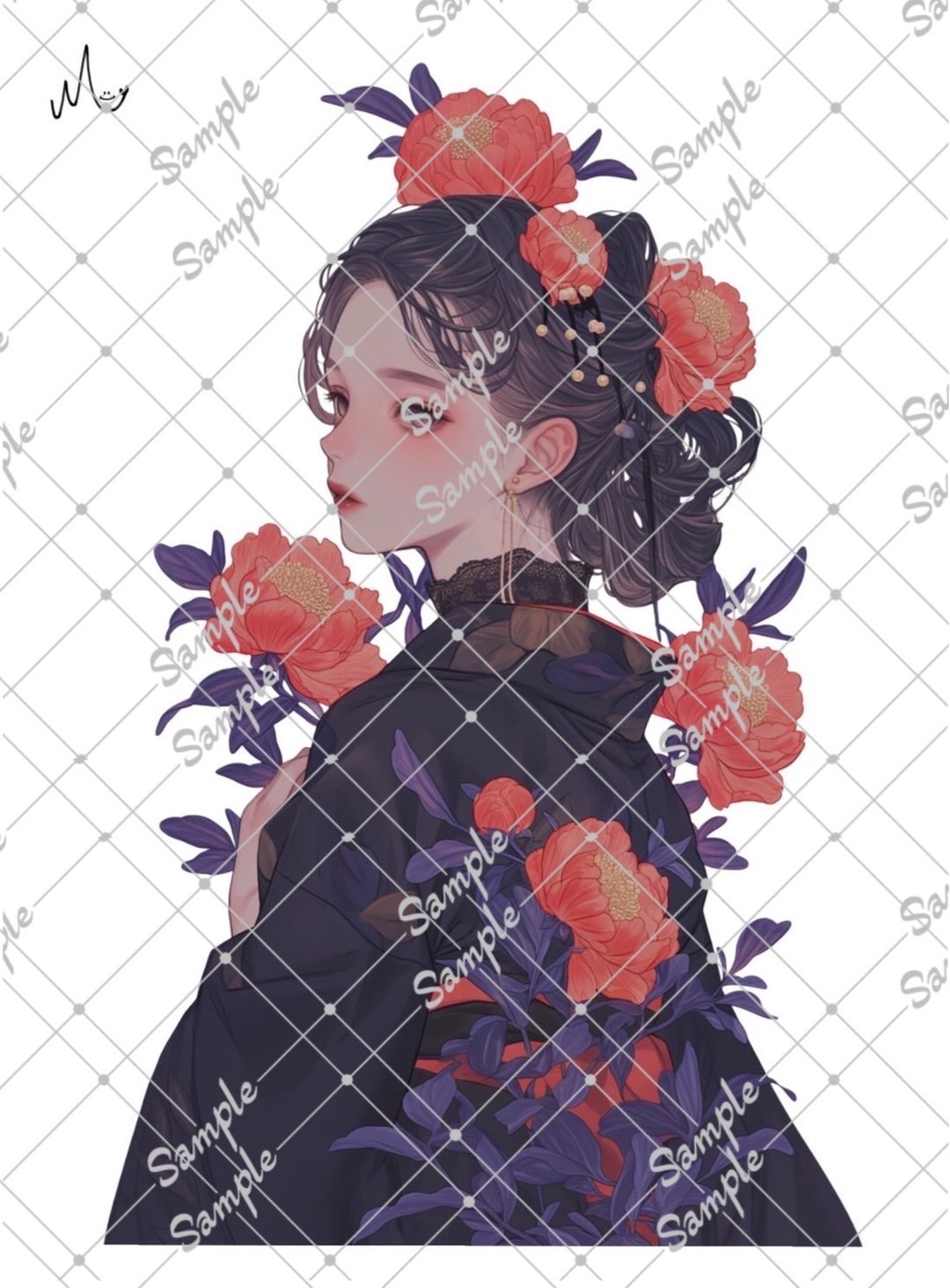 原创人物贴纸 8月新款 - 贴纸 - 纸 