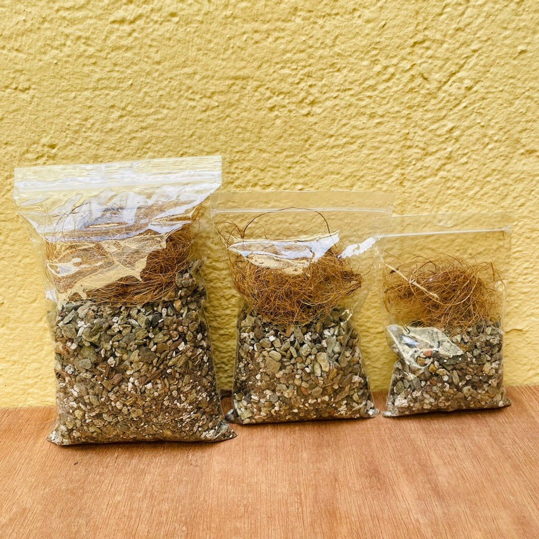 园艺新手介质懒人包 花草资材 椰丝培养土 天然介质组合包 - 植栽/盆栽 - 植物．花 金色
