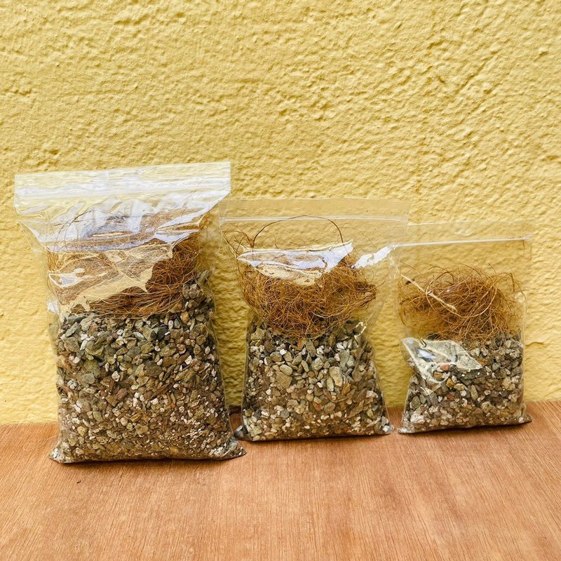 园艺新手介质懒人包 花草资材 椰丝培养土 天然介质组合包 - 植栽/盆栽 - 植物．花 金色