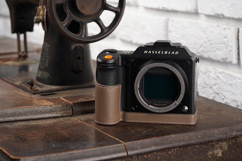 适用机型HASSELBLAD X2D100C 手掌纹皮革相机底座皮套 - 相机包/相机袋 - 真皮 多色