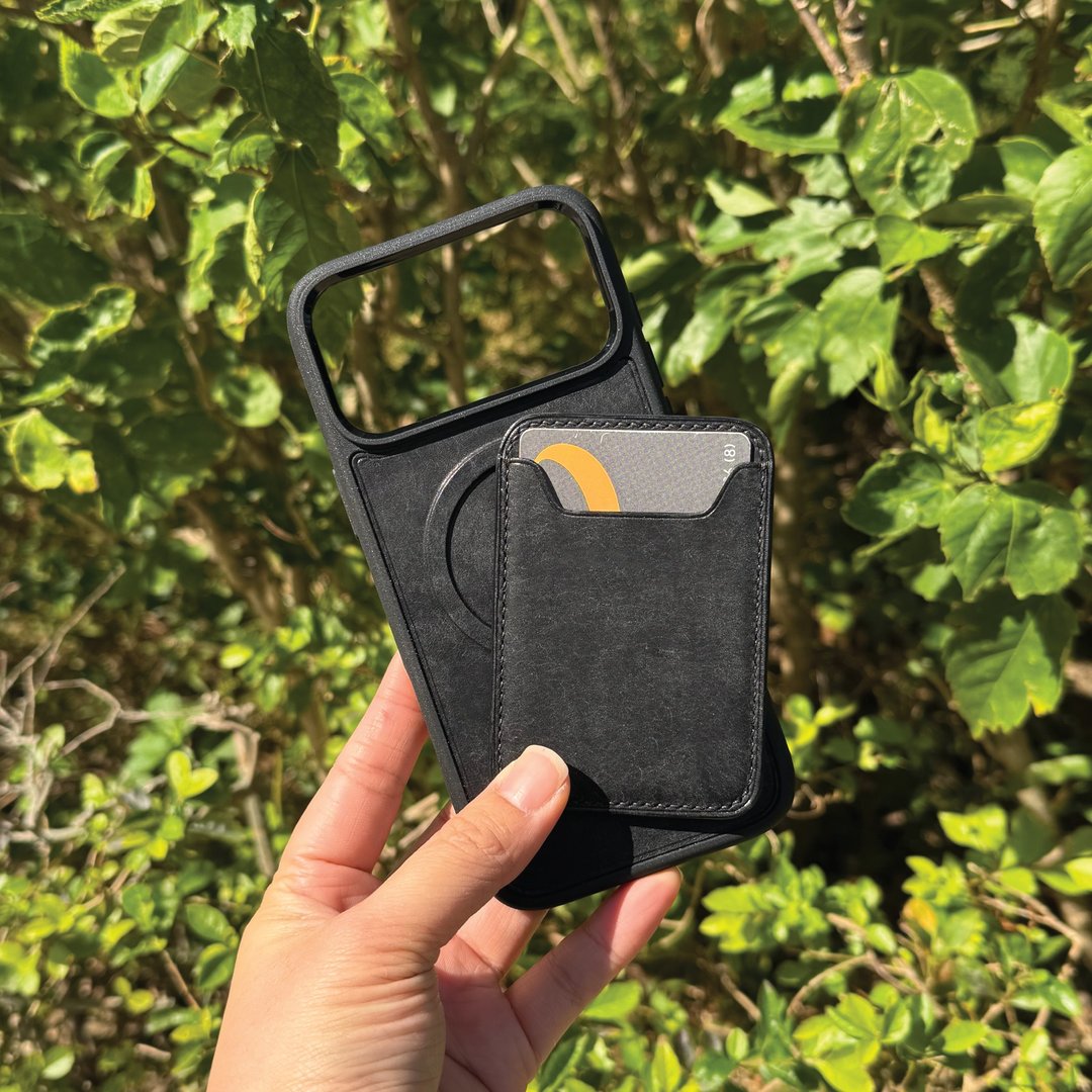 【iPhone磁吸咭位手机壳】磨砂牛皮系列/Magsafe卡套/磁吸力强 - 手机壳/手机套 - 真皮 多色
