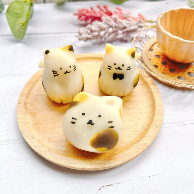 【DIY烘焙手作课程】【新北市】【和菓子 - 可爱猫咪】 - 美食 - 其他材质 