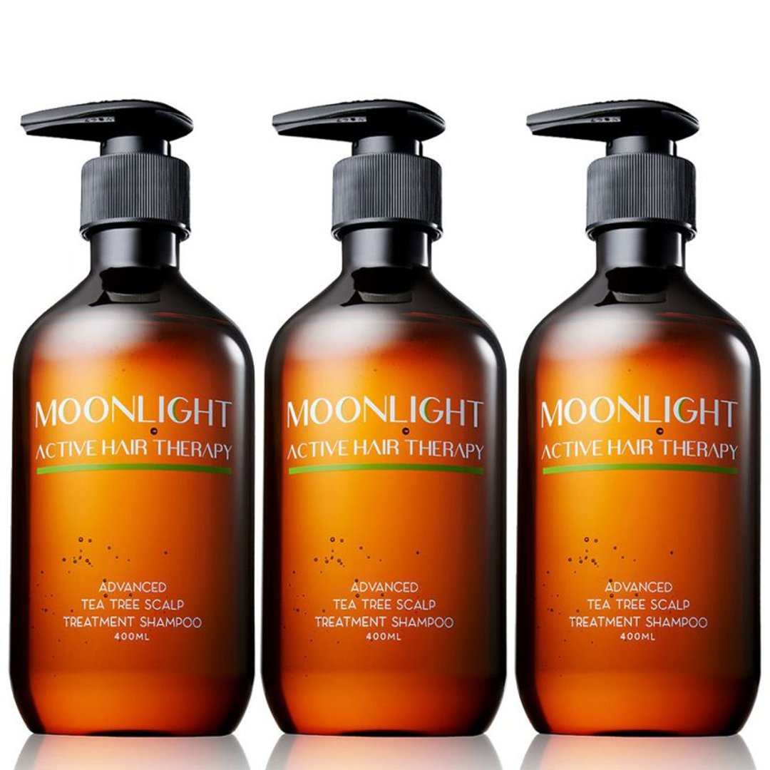 Moonlight 莯光 进化版茶树控油净化洗发精 400 mL x3入 - 洗发用品 - 其他材质 绿色