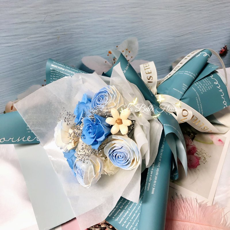 24hr出货永生花束/干燥花束/情人节花束/玫瑰花束 - 干燥花/捧花 - 植物．花 