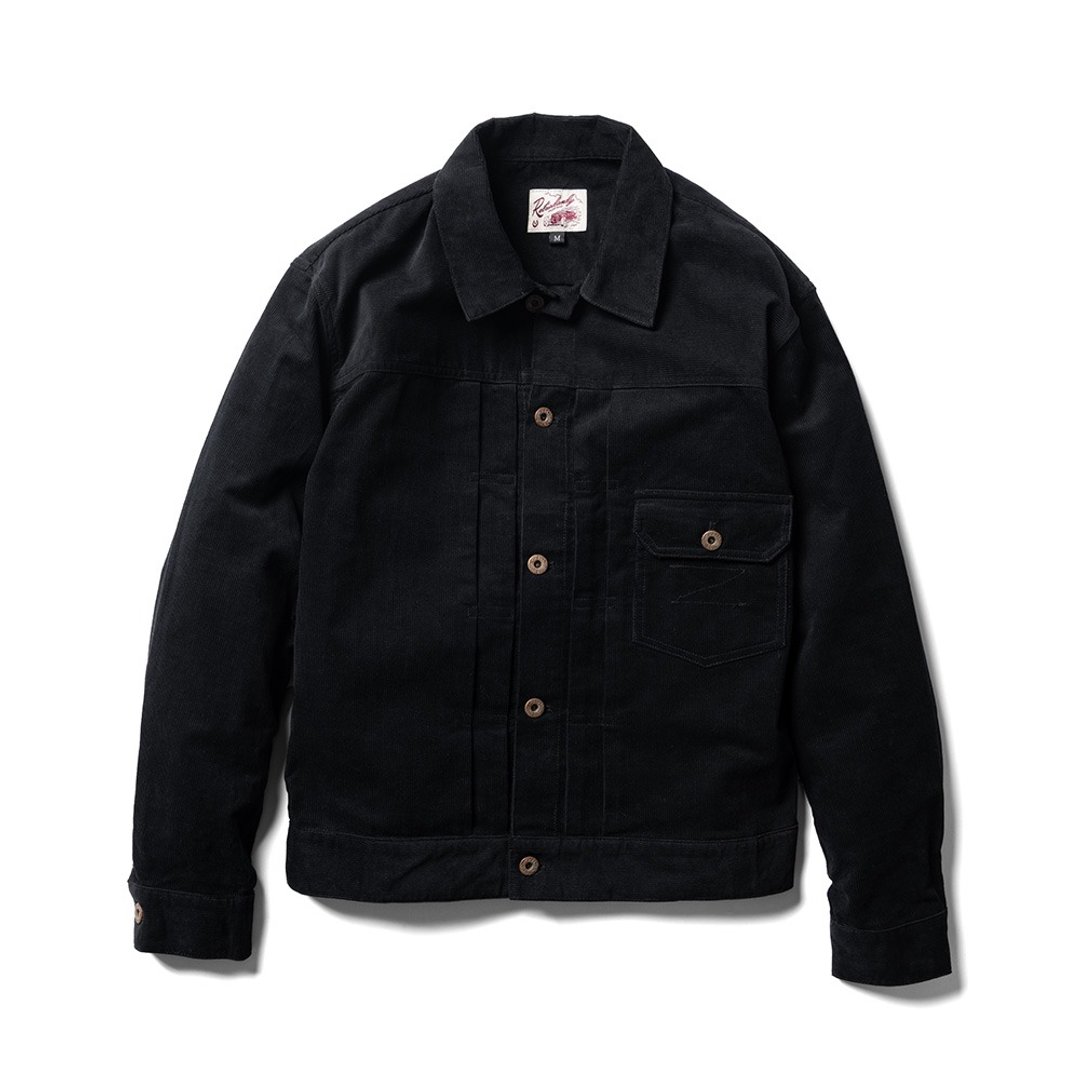 Corduroy Type I Jacket - 黑色 Black - 男装外套 - 棉．麻 