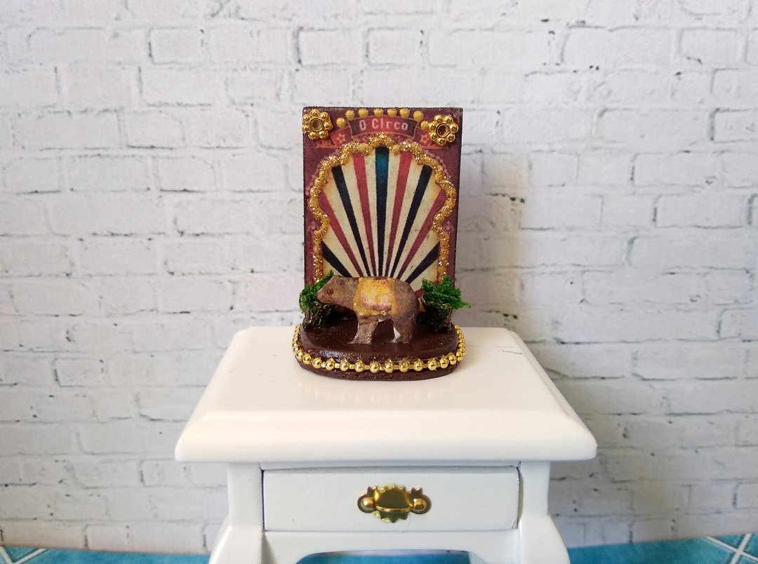 1:12 scale.Circus for the dollhouse. Miniature circus. - 玩偶/公仔 - 其他材质 