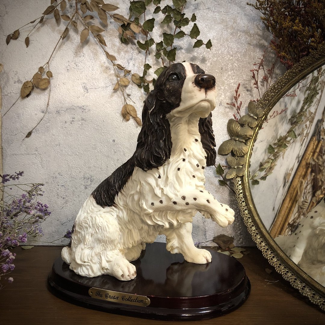 英国查理士王骑士犬拟真手工中型塑雕 - 摆饰 - 其他材质 