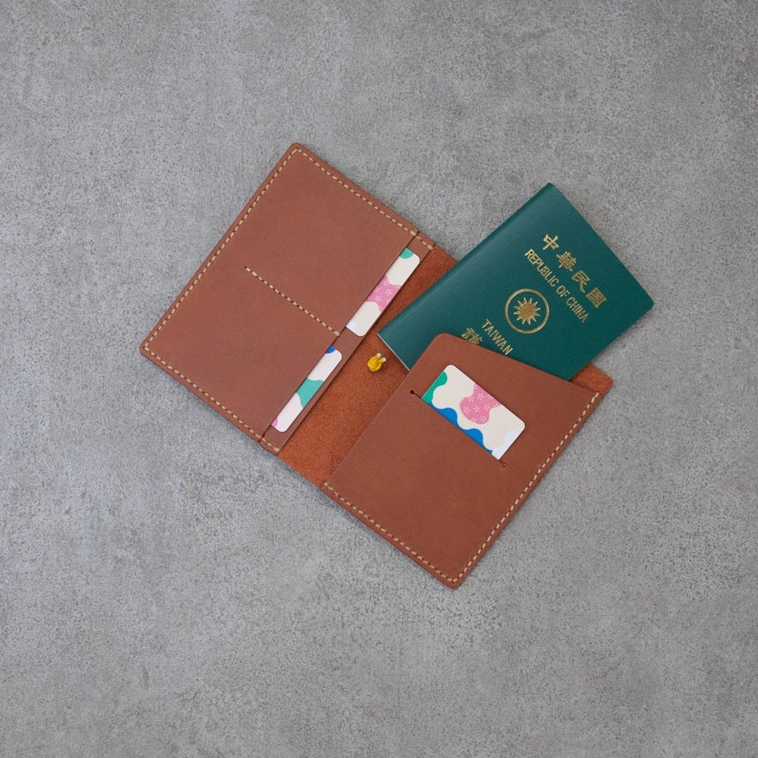护照夹手作课程 passport holder 彰化中兴庄店 - 皮件 - 真皮 