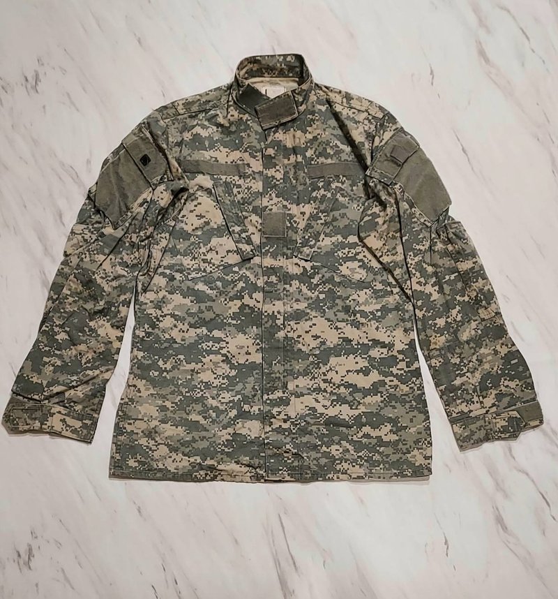 美军 公发 outdoor 米灰色 数位迷彩 长袖军服 薄外套 01款 - 男装衬衫 - 其他材质 