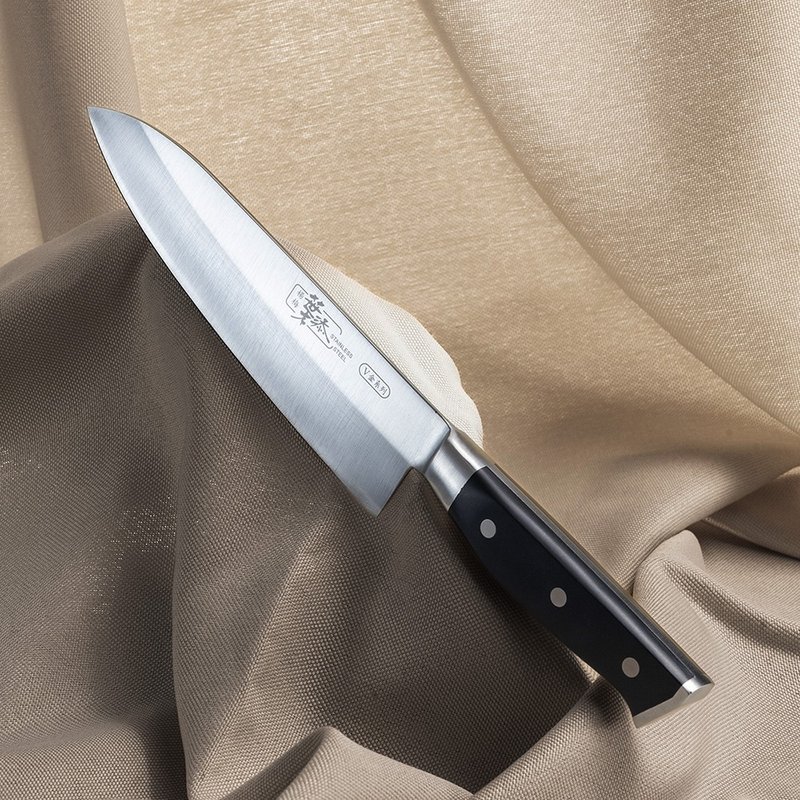 叶添-电木柄系列 口金菜刀-主厨刀 (17.5cm) - 菜刀/刀架 - 其他金属 