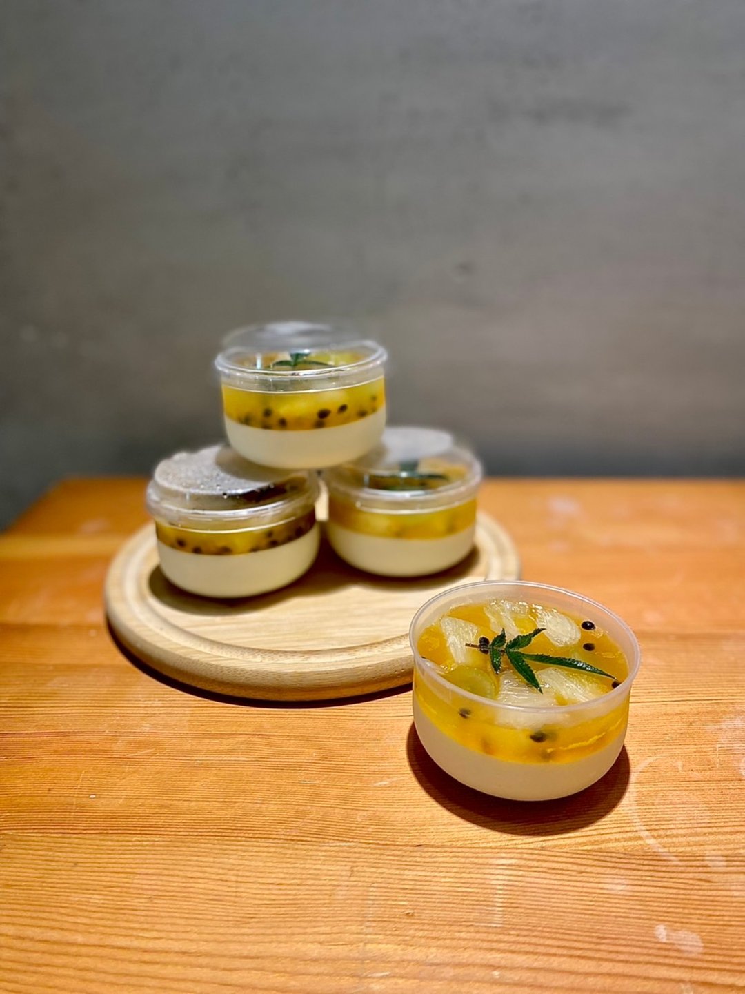百香柚子鲜奶酪 铄甜点 甜点 下午茶 可宅配 奶酪 柚子 百香果 - 蛋糕/甜点 - 其他材质 