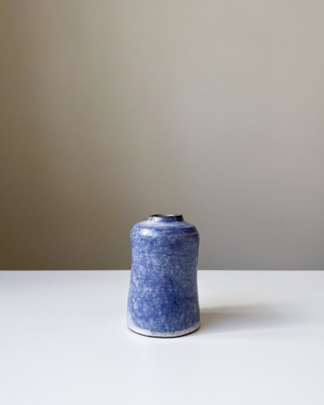 陶瓷 紫色夜空小花器 亮紫花瓶 Ceramic Vase - 花瓶/陶器 - 陶 紫色