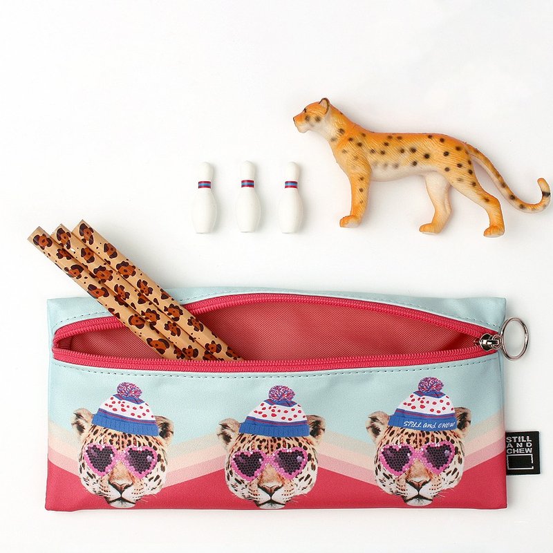 STILL AND CHEW 时尚动物铅笔盒 /笔袋 - REAL LOOKER - 铅笔盒/笔袋 - 其他材质 蓝色