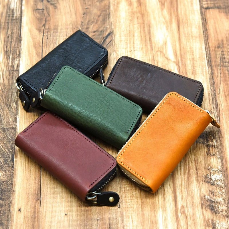 栃木皮革 4连钥匙包 可拆卸设计 Keycase Keyring 日本制 - 钥匙链/钥匙包 - 真皮 多色