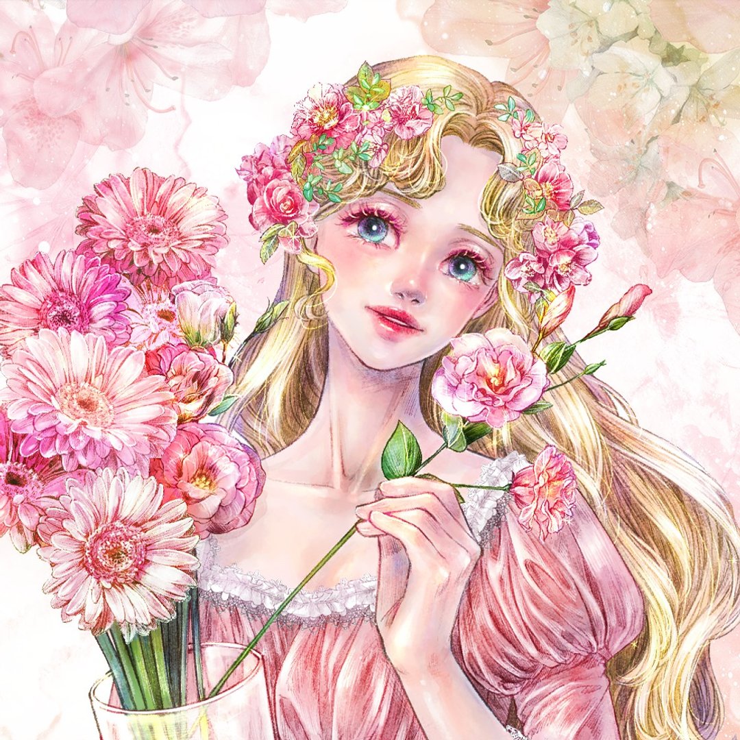 花艺贴纸（8色） - 贴纸 - 纸 