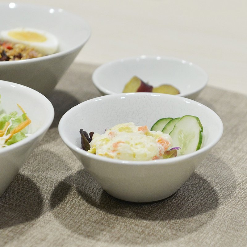 日本FORMLADY 小泉诚 ambai日制陶瓷亲子碗-S - 碗 - 陶 白色