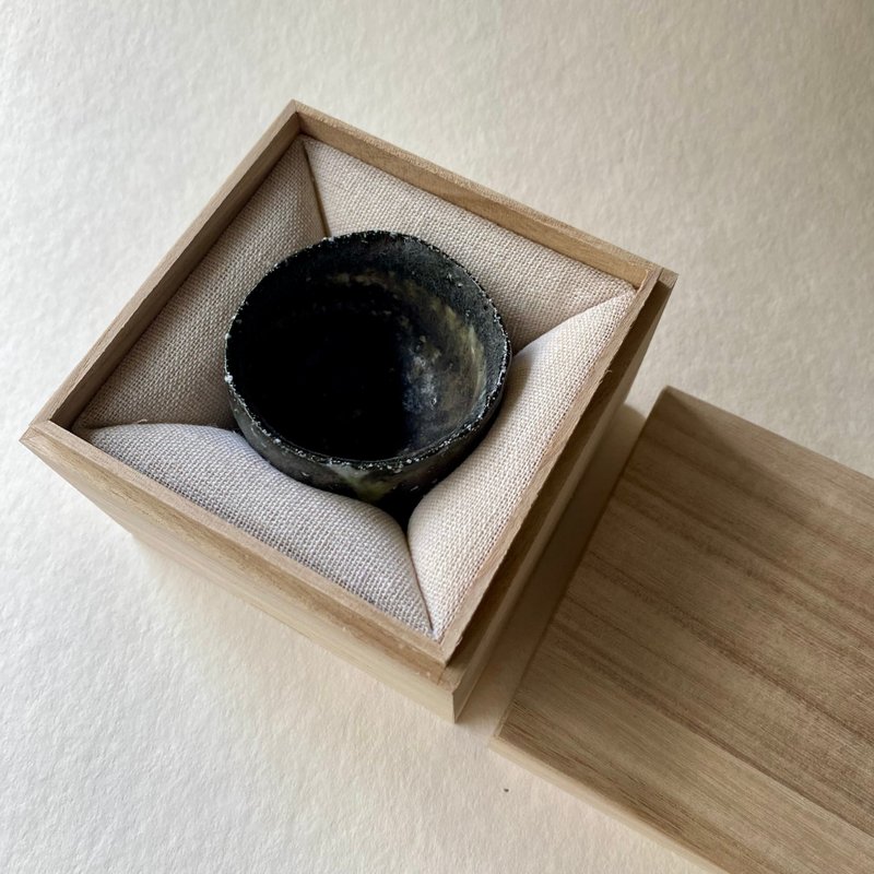 陶/柴烧/绞胎/小杯/附木盒 - 盘子/餐盘/盘架 - 陶 黑色