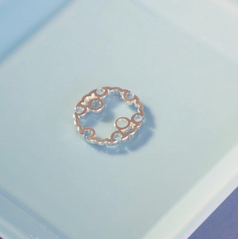 纯银制 雪花/ 雪轮  香立 【松荣堂 香立系列】日本制 - 香薰/精油/线香 - 纯银 