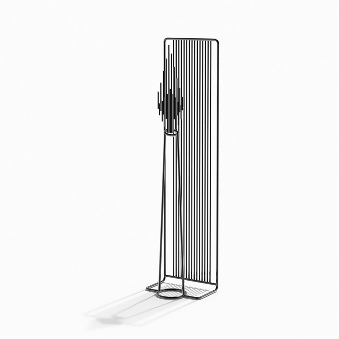 火焰餐巾纸架 Fire Napkin Holder - 收纳用品 - 其他金属 黑色