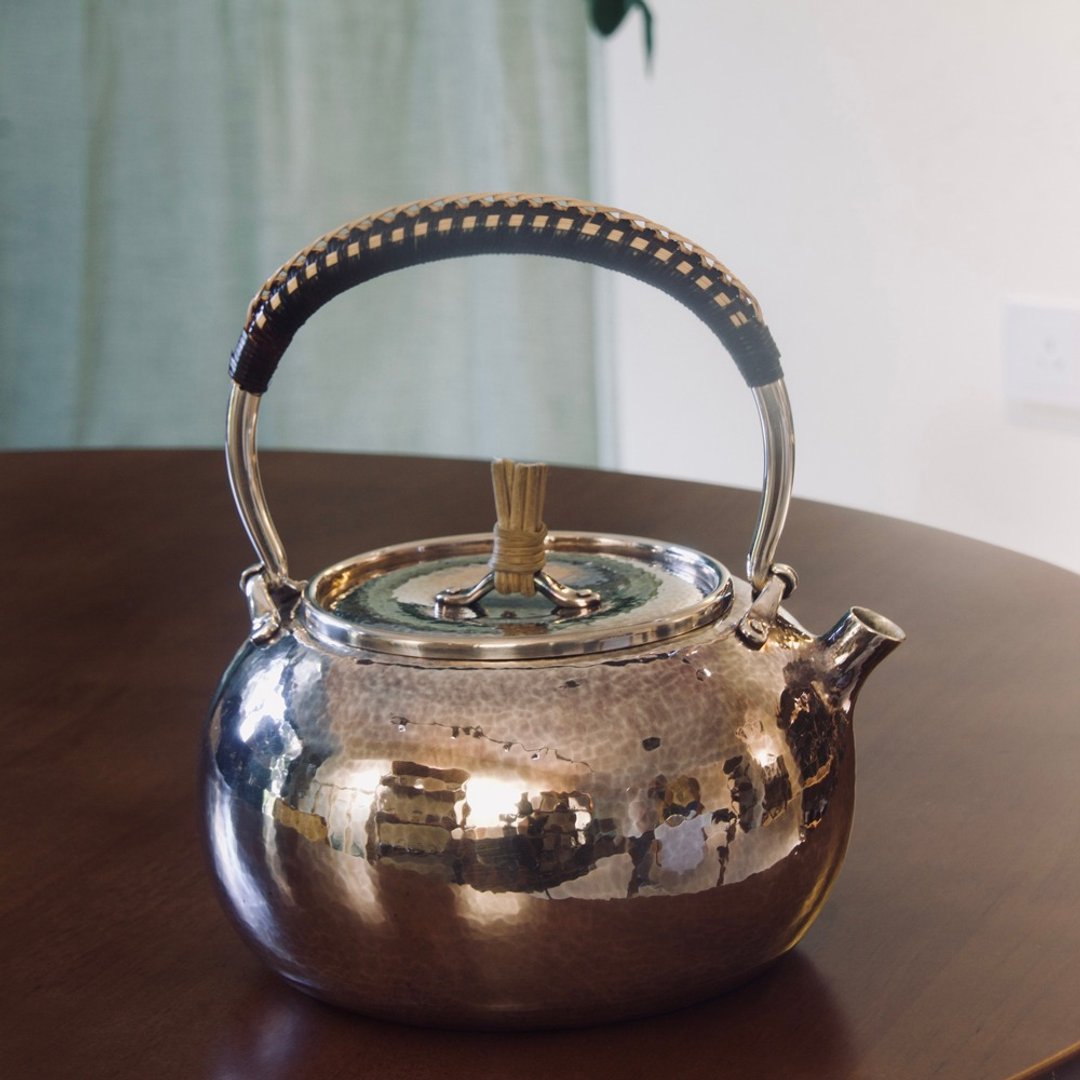 尚帧品 足银一张打银壶纯手工 1100cc - 茶具/茶杯 - 纯银 