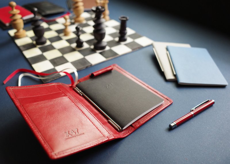 【5 in 1 拆换手帐】 计拾- A7 | 12.5 x 9.3 x 1.5 cm  | 三弹轨 - 笔记本/手帐 - 真皮 