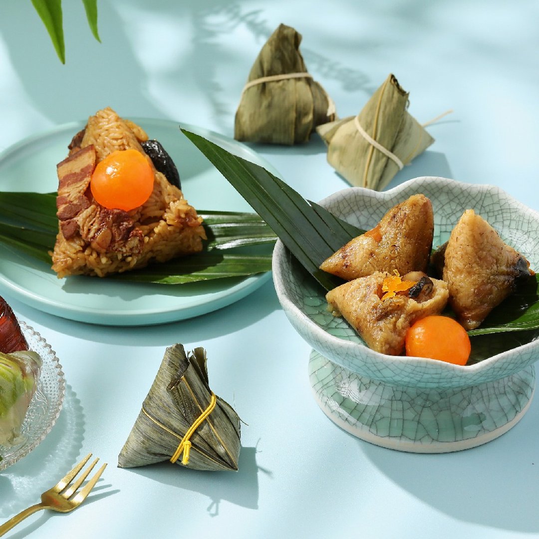 【金格端午】北部蛋黄鲜肉粽5入/南部香涎小巧粽10入(送保冰袋) - 蛋糕/甜点 - 其他材质 绿色