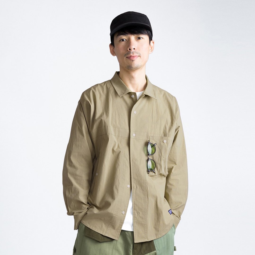 Work shirt 格子长袖多口袋宽松休闲工装衬衫 - 男装衬衫 - 棉 多色
