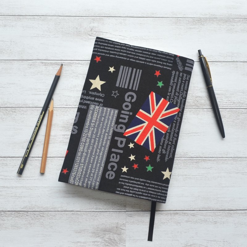 世界画报布书衣/布书套 可调式 - 书衣/书套 - 棉．麻 黑色