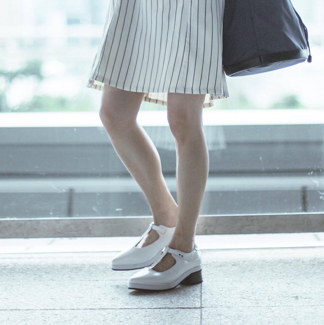 Placebo white Maryjanes high heels - 高跟鞋 - 真皮 白色