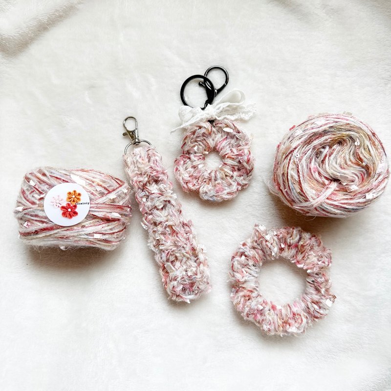 yang_neee独家特制手混线 缤纷花粉金丝系30g 只会多给不会少给 - 编织/刺绣/羊毛毡/裁缝 - 聚酯纤维 