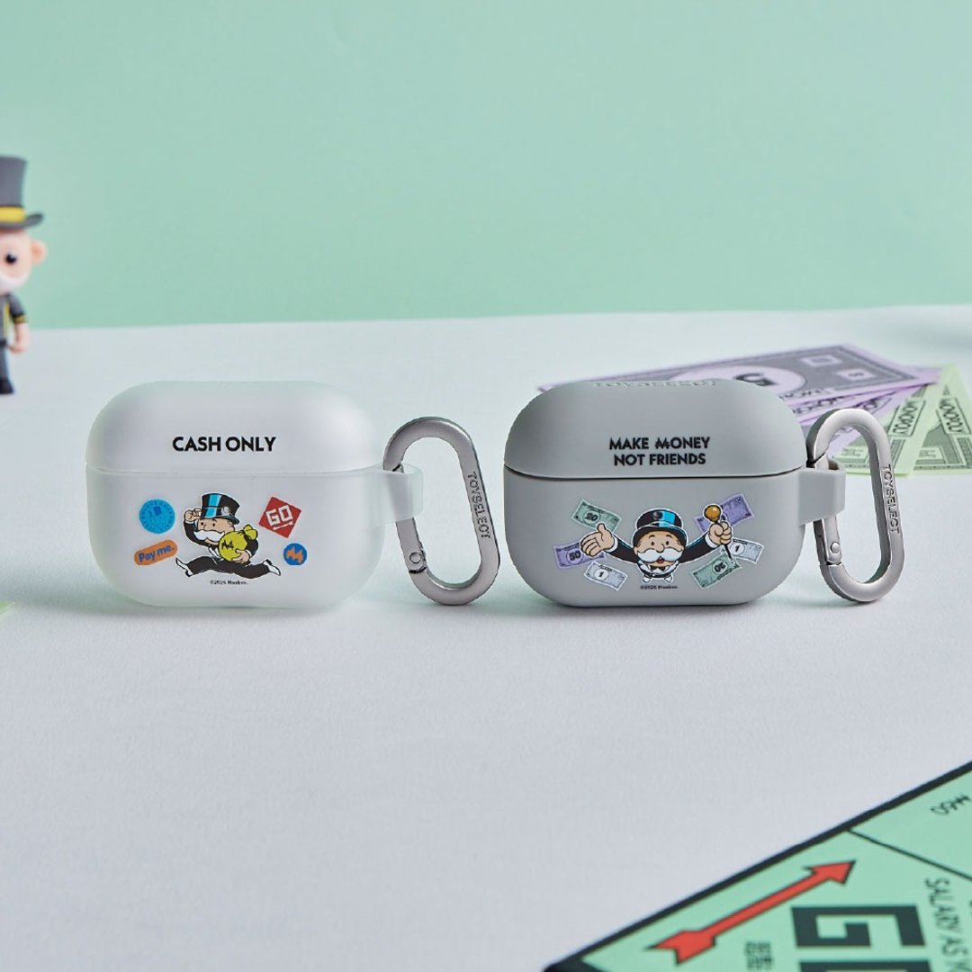 地产大亨钱从天降强悍防摔 AirPods 保护套 - 耳机收纳 - 塑料 多色