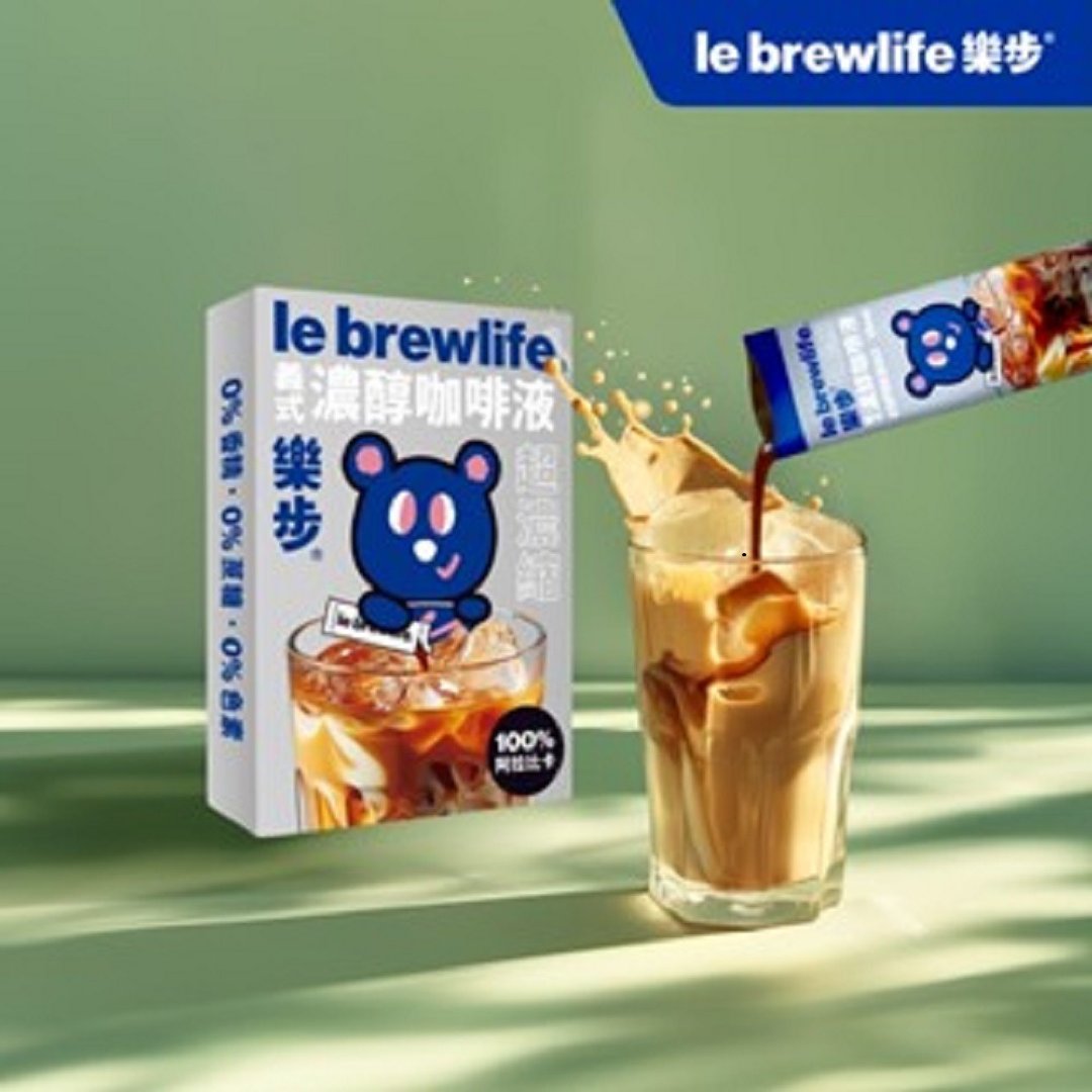 【干净能量】乐步 le brewlife 20 倍超浓缩 义式浓醇咖啡液 3 入盒 - 咖啡 - 浓缩/萃取物 