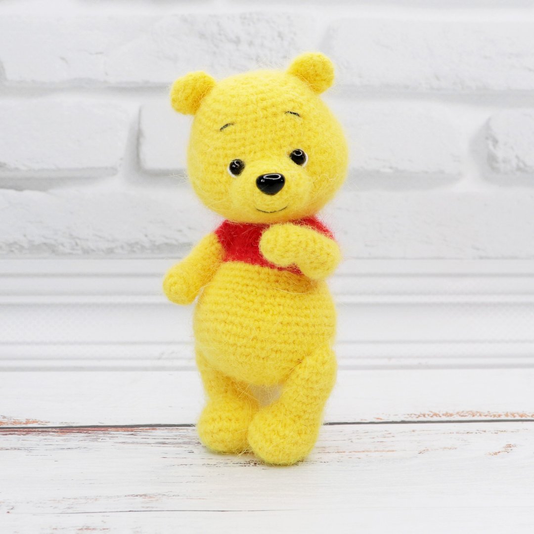 Crochet pattern Winnie the Pooh, PDF Digital Download, DIY amigurumi tutorial - 手工艺教程/工具书 - 其他材质 