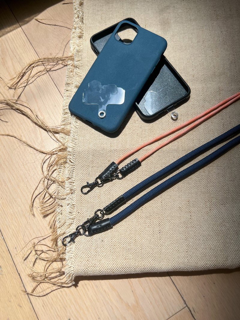 圣诞礼物Pinkoi限定色 塞拉利昂片电话绳 手机挂绳 可订制指定长度 - 手机配件 - 真皮 紫色