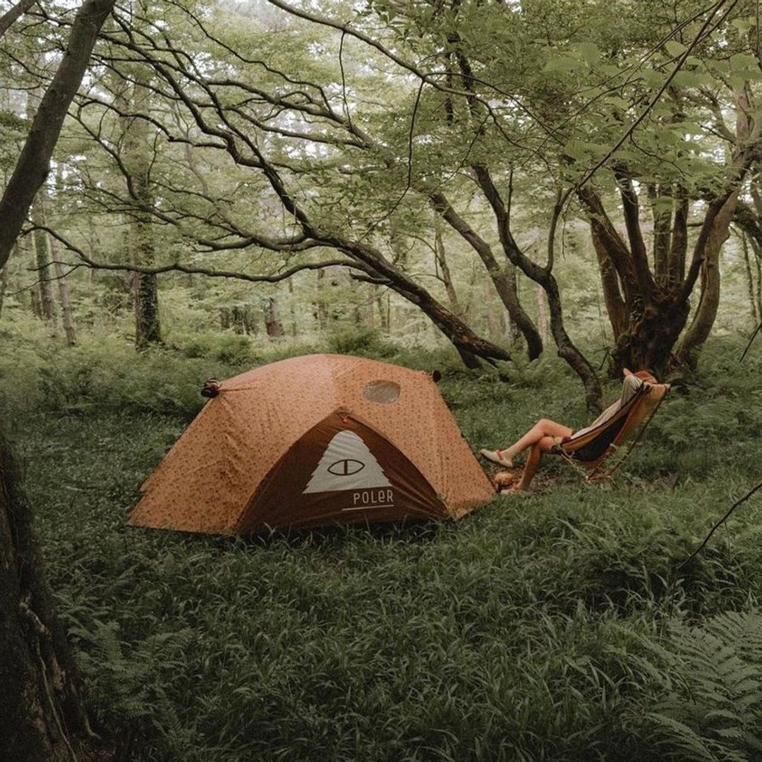 POLER  TWO MAN TENT 双人帐篷 浅棕蘑菇 限量商品 - 露营用品 - 其他材质 卡其色