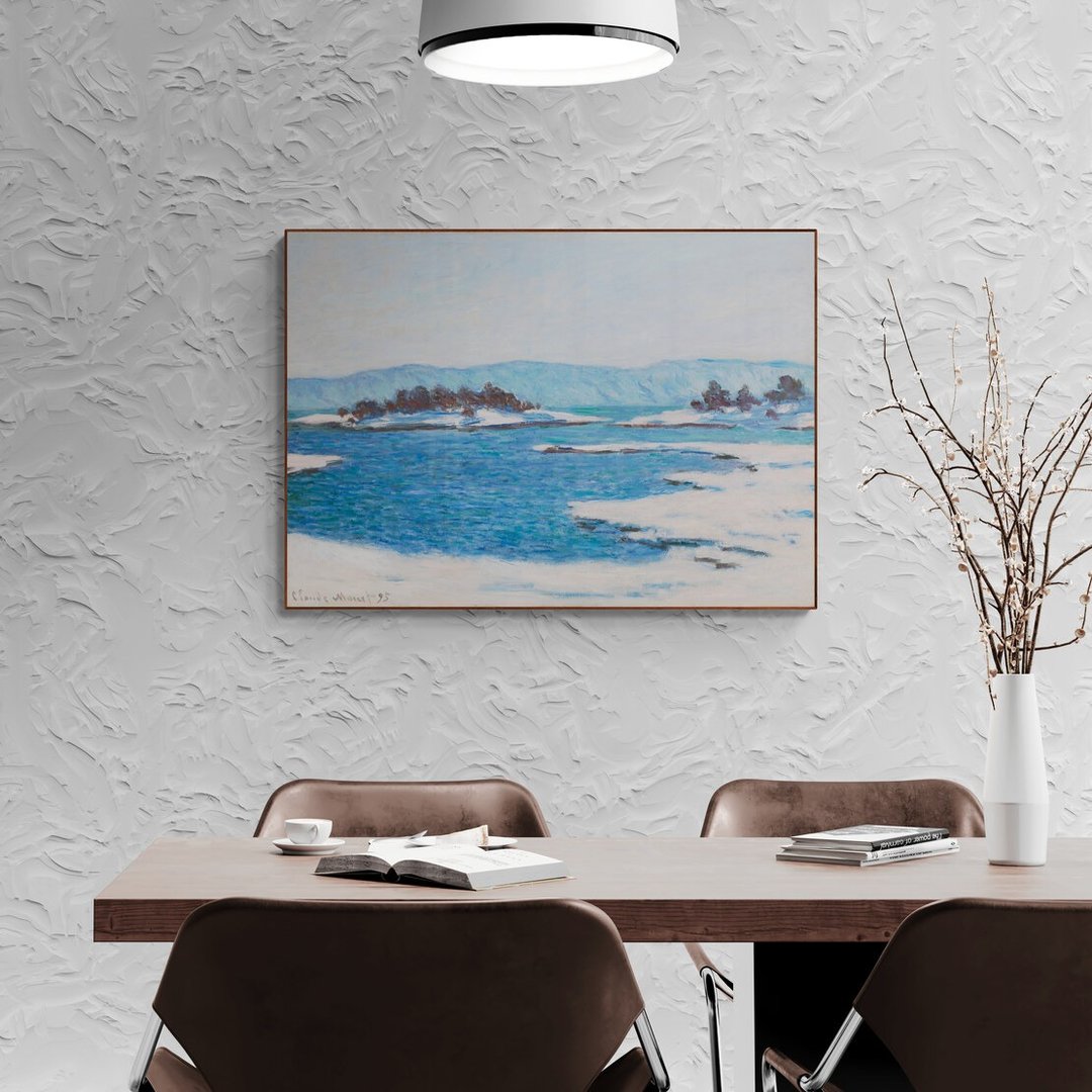 【印象派挂画】莫内 Monet:  位于克里斯蒂安尼亚峡湾边缘 - 海报/装饰画/版画 - 纸 