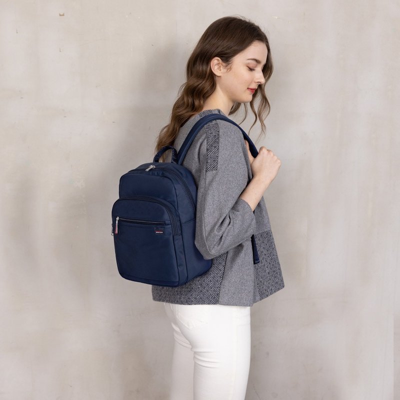 后背包 防盗双肩包 轻量尼龙女包 黑 红 蓝 - 后背包/双肩包 - 尼龙 蓝色