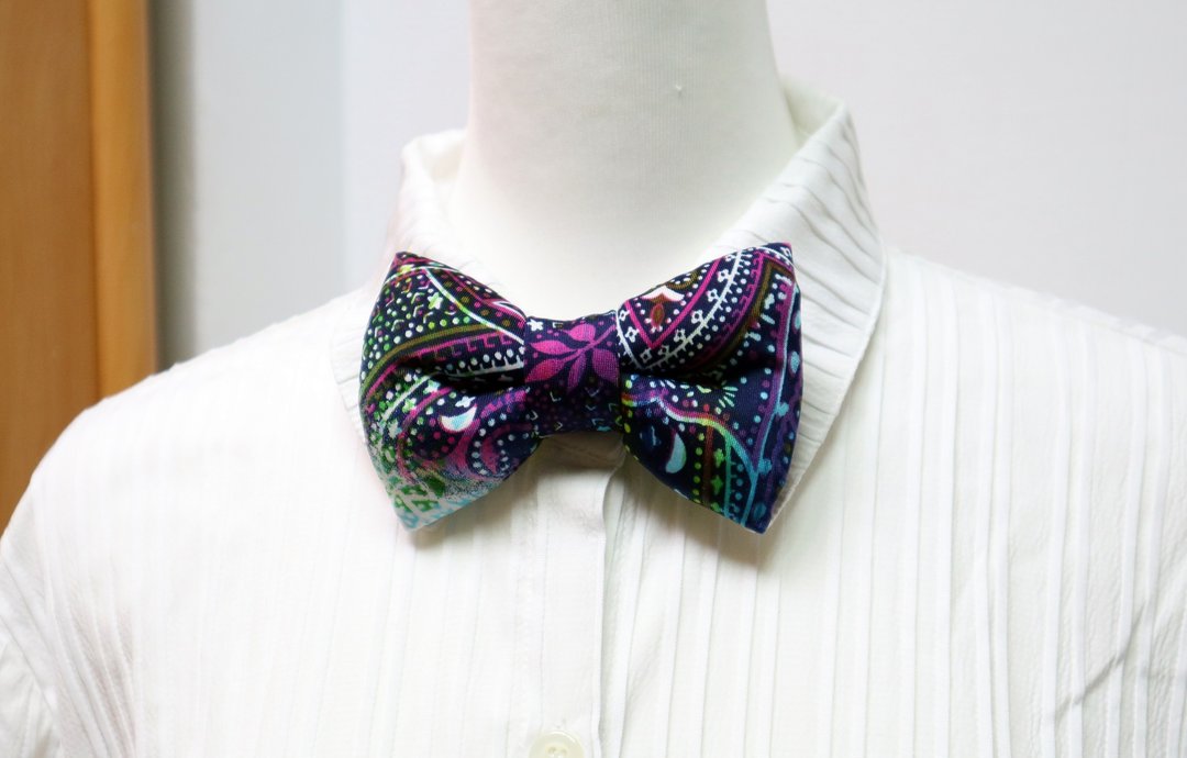 万紫千红 手工立体蝴蝶结领结 bow tie *SK* - 领结/领巾 - 其他人造纤维 紫色