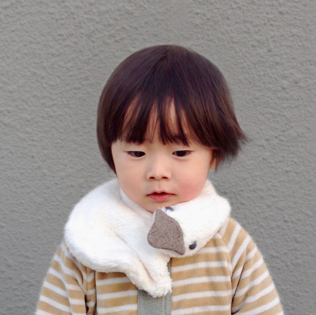 Duck Scarf [Women's / Kids] Organic Cotton Off-White - 围巾/披肩 - 棉 白色