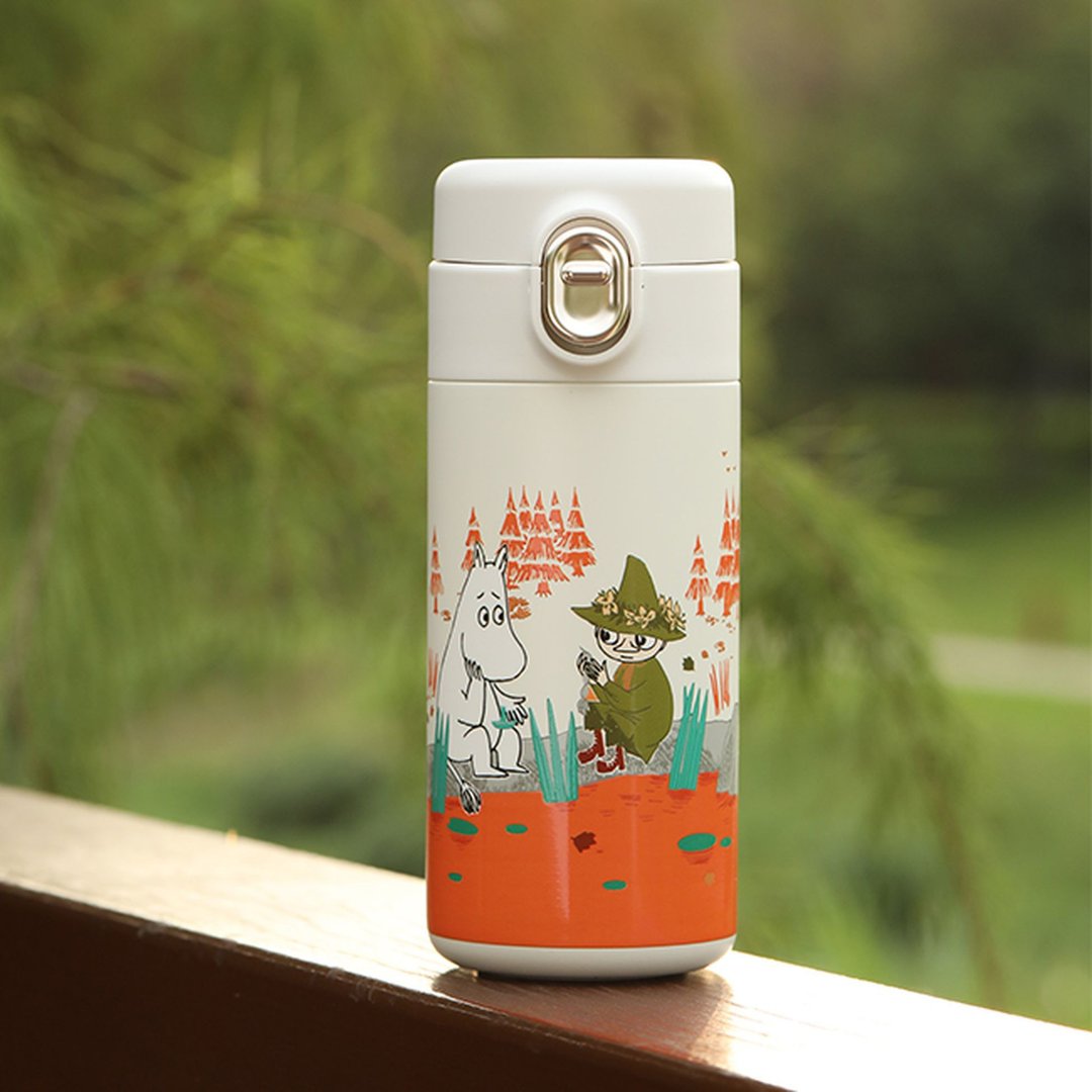 VIPO x Moomin 保温瓶 - 320ml - 水瓶/水壶 - 不锈钢 蓝色