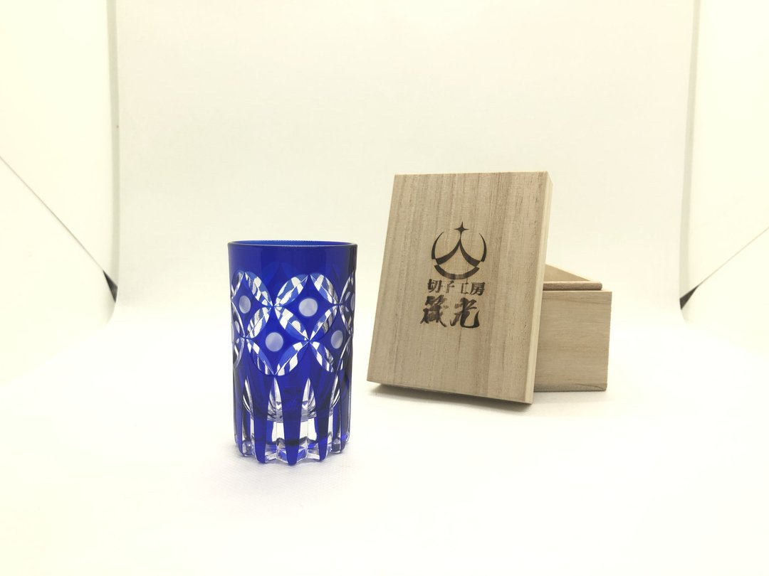 Iceberg shot glass on the ball cloisonne - 玻璃杯 - 玻璃 蓝色