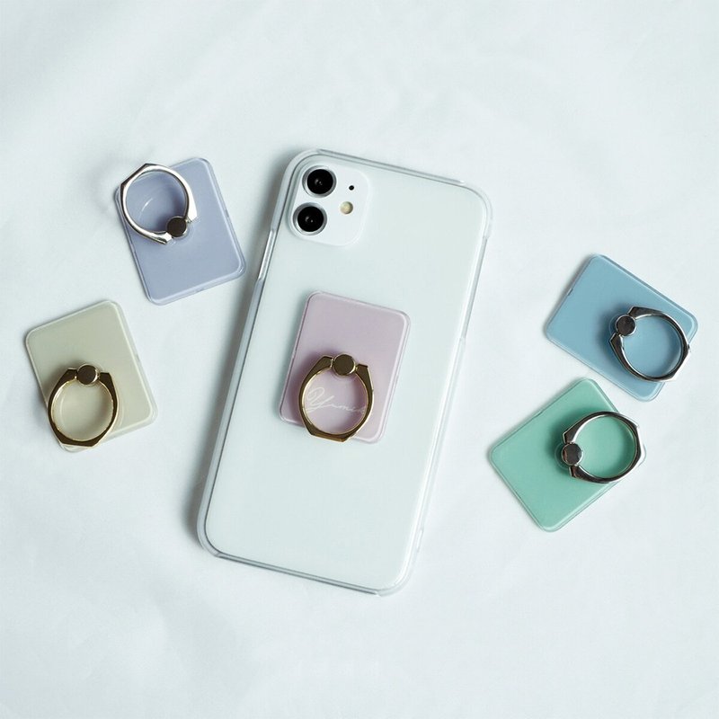 智慧型手机戒指 [暗色、刻名字] 暗色、防摔、时尚、可爱 FM05U - 手机配件 - 塑料 粉红色