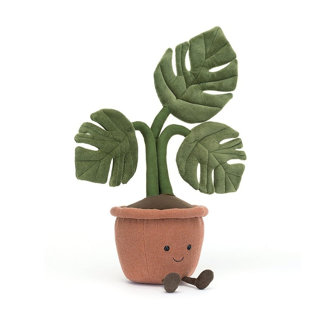 Amuseable Monstera Plant 龟背芋盆栽 - 玩偶/公仔 - 聚酯纤维 绿色