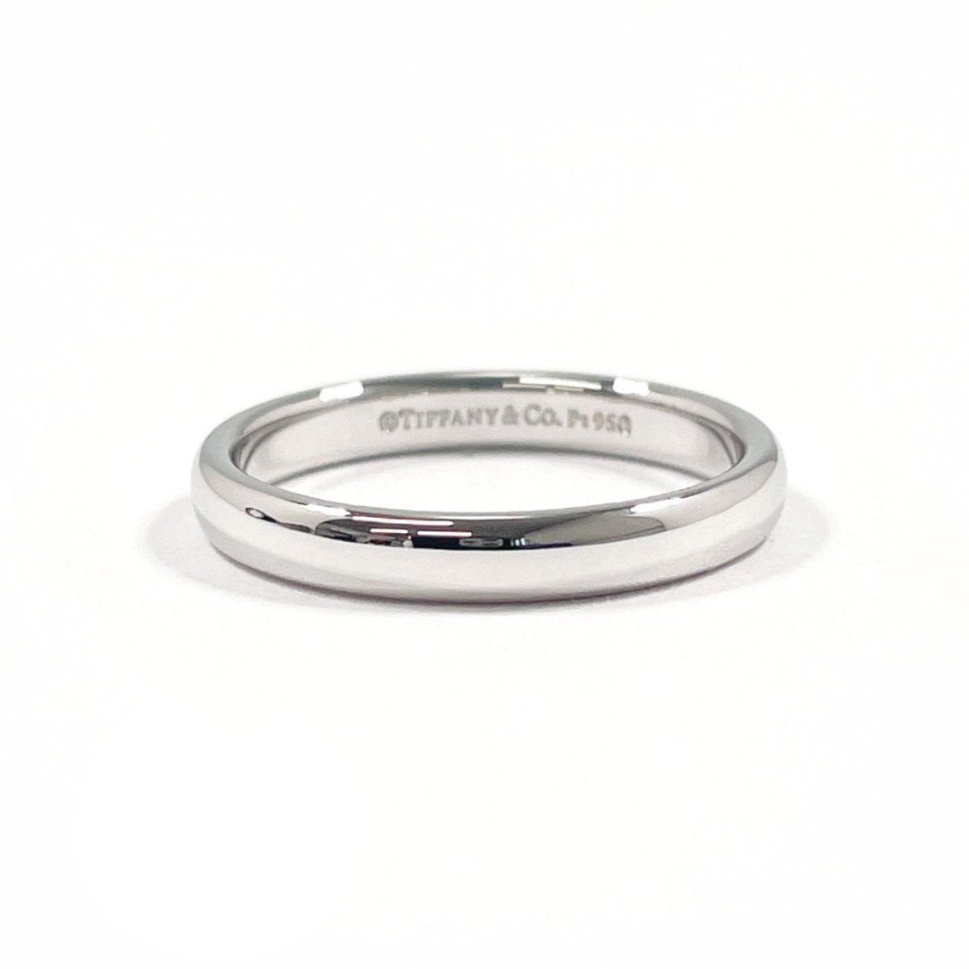 【日本直送 二手美品】14.5 号 蒂芙尼 TIFFANY&Co. 戒指 婚戒 窄版 Forever Pt950 铂金 银色 - 戒指 - 贵金属 银色