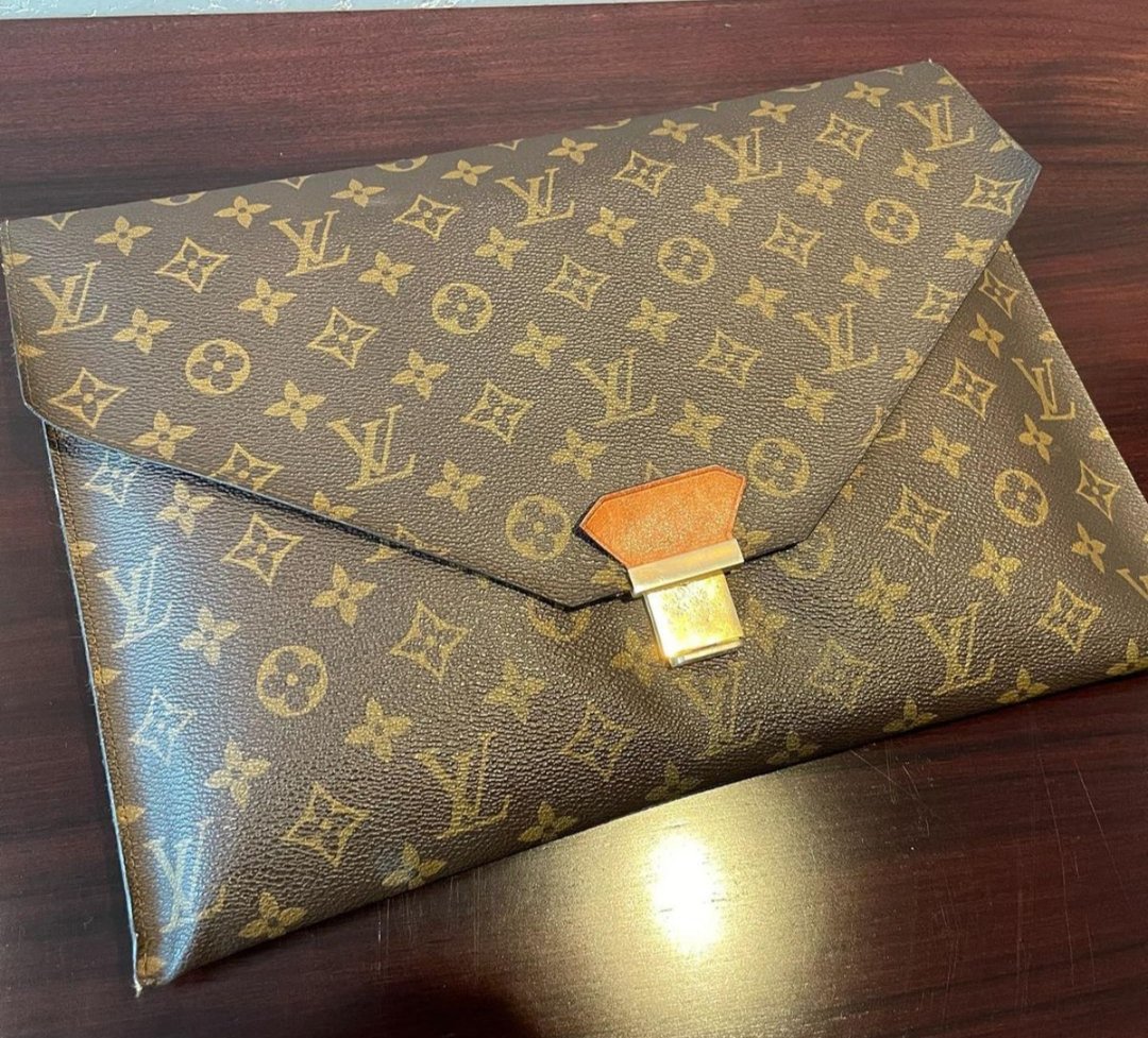 LOUIS VUITTON 中古老花手拿包 公文包袋 M53522 - 电脑包 - 其他材质 