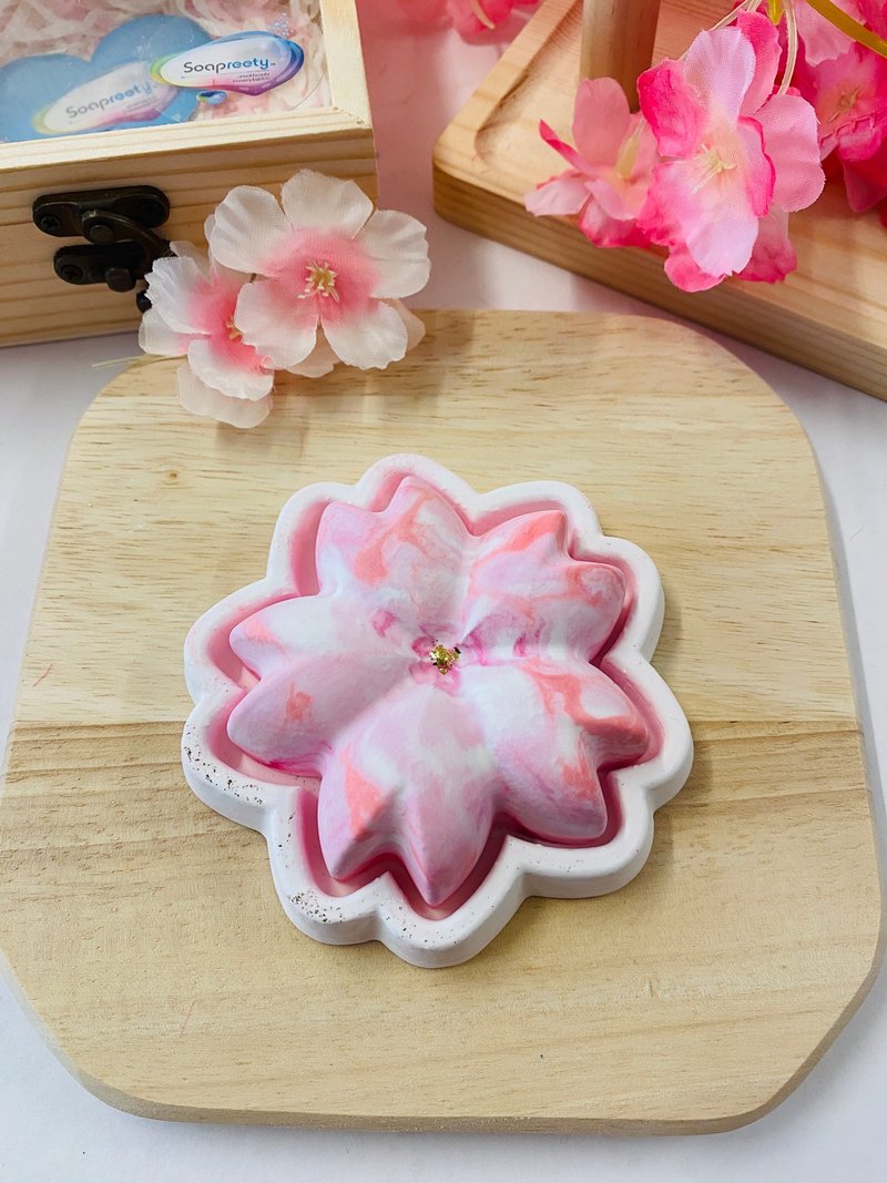 樱花扩香石 cherry blossom aroma stone - 香薰/精油/线香 - 其他材质 粉红色