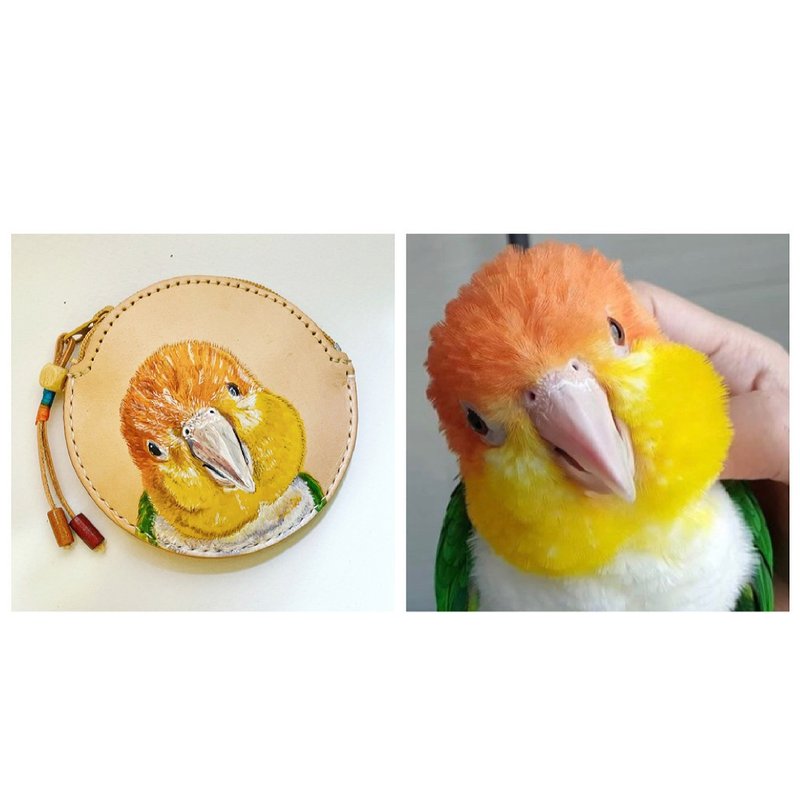 似颜绘宠物客制化真皮零钱包 - 零钱包 - 真皮 多色