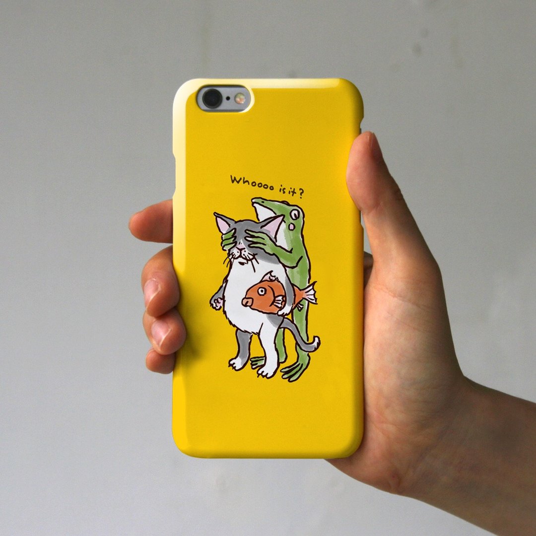 iPhone Case Who's Yellow - 手机壳/手机套 - 塑料 黄色