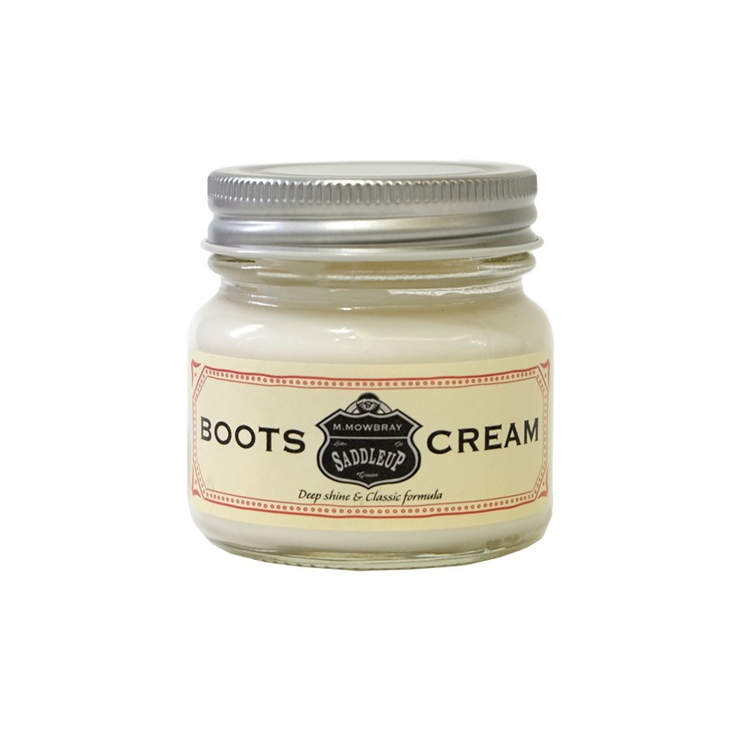日本 M.Mowbray 马鞍鞋油 透明无色 BOOTS CREAM 重机配件 60ml - 男款靴子 - 玻璃 透明