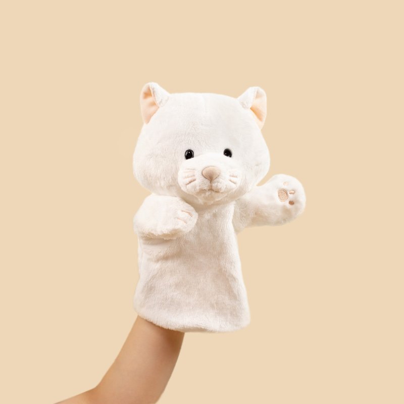 SimpliCute | Milo the Cat Hand Puppet 猫咪手偶 - 玩偶/公仔 - 其他人造纤维 白色